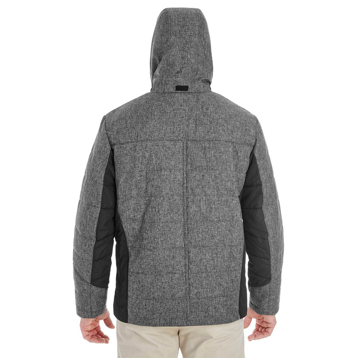 DEVON & JONES MEN'S MIDTOWN FABRIC BLOCK INSULATED JACKET