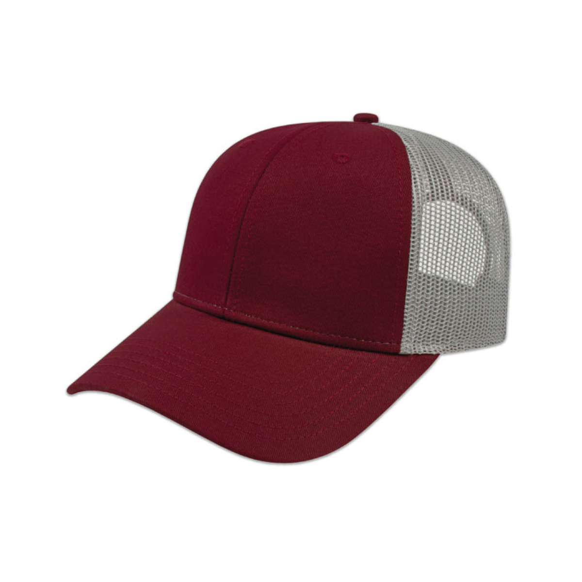 CAP AMERICA LOW PROFILE MODIFIED FLAT BILL TRUCKER SNAPBACK HAT