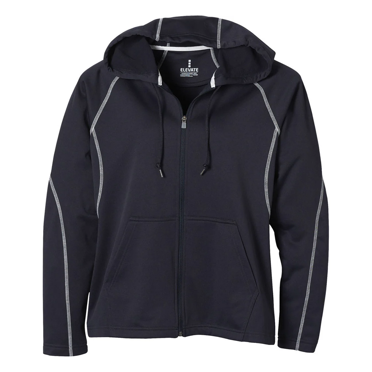 TRIMARK YOUTH TONLE FULL-ZIP HOODIE