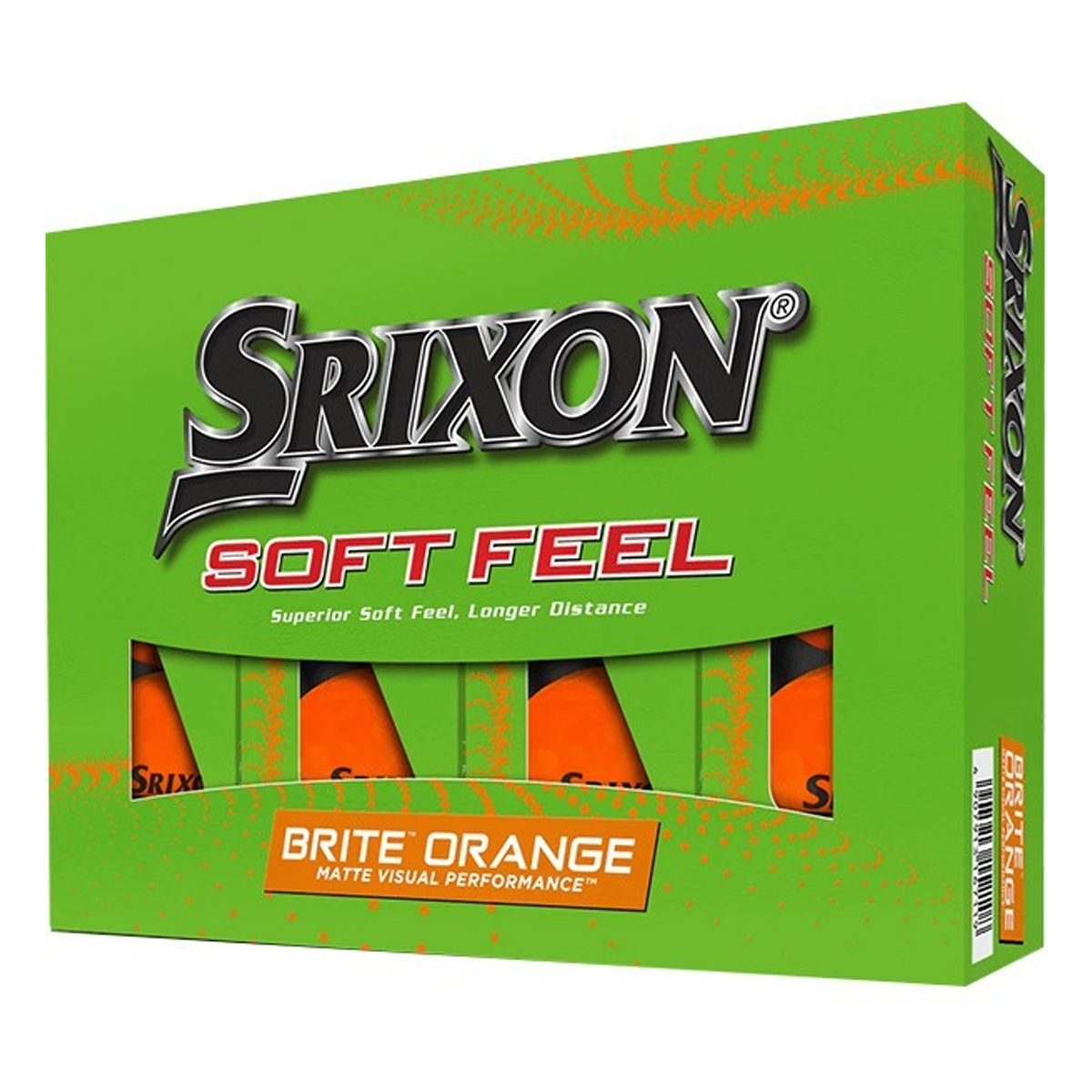 SRIXON SOFT FEEL BRITE GOLF BALLS (DOZEN)
