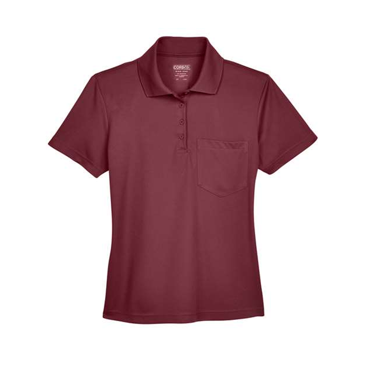 CORE365 LADIES ORIGIN PERFORMANCE PIQUE POLO WITH POCKET