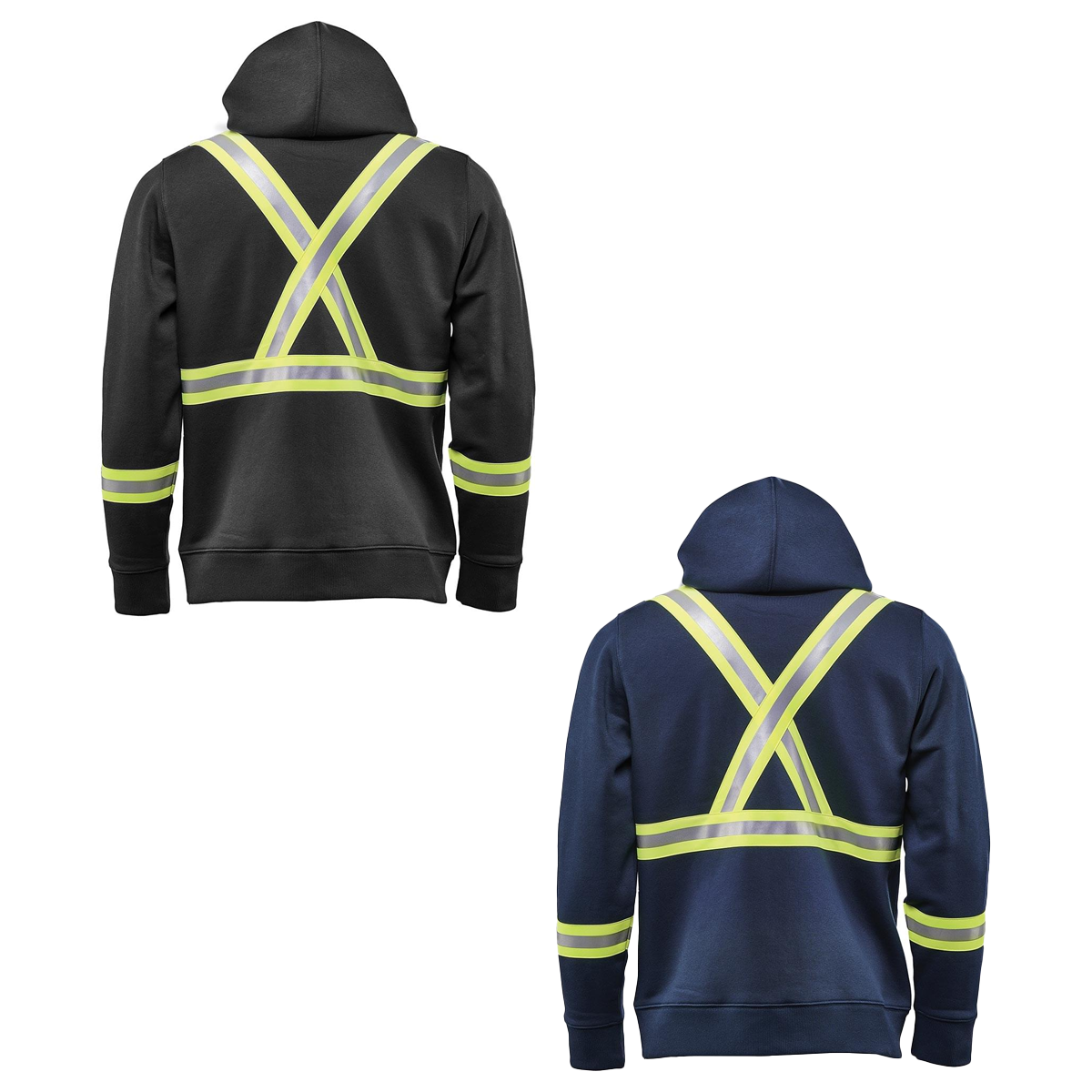 STORMTECH MEN'S HI-VIZ OMEGA REFLECTIVE FULL-ZIP HOODIE