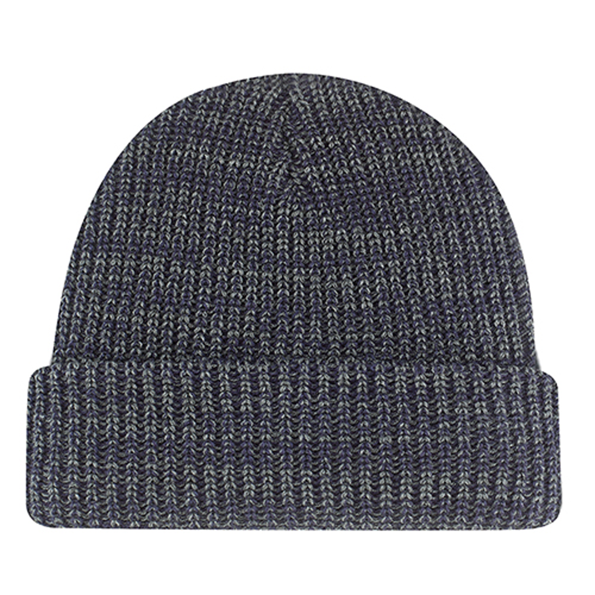 AJM ACRYLIC MARL CHUNKY WAFFLE KNIT CUFFED TOQUE
