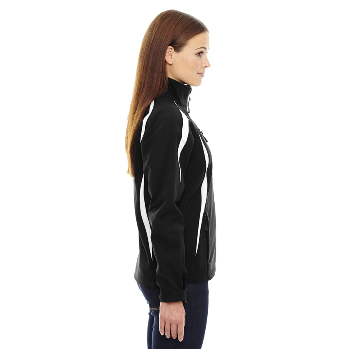 NORTH END LADIES ENZO COLORBLOCK SOFTSHELL JACKET
