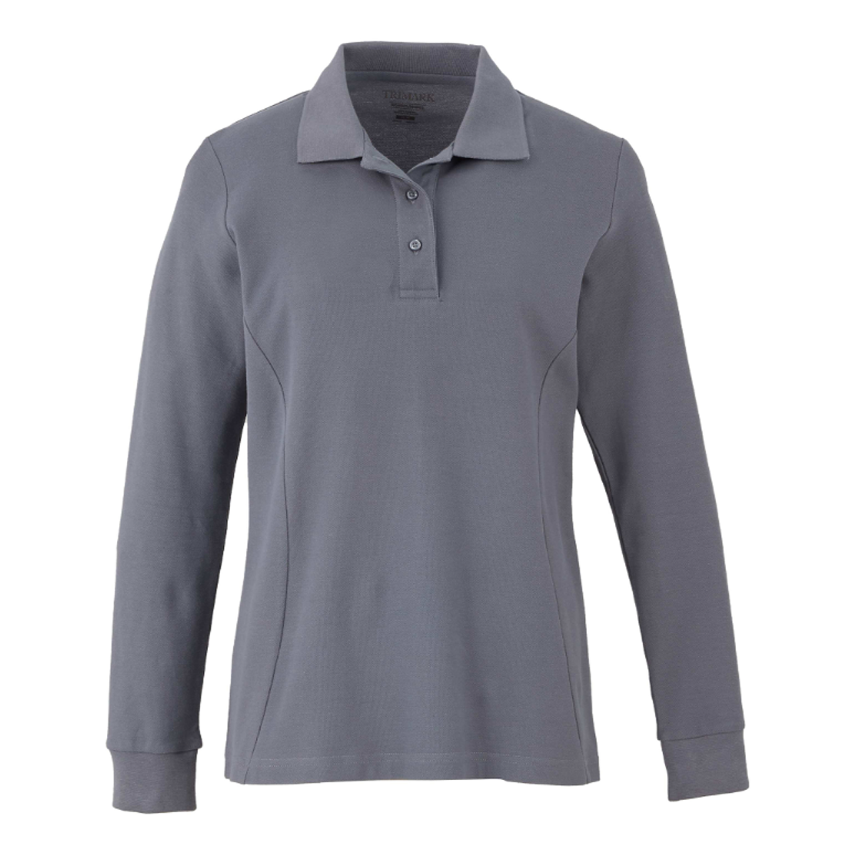 TRIMARK LADIES PALO LONG SLEEVE 100% COTTON PIQUE POLO SHIRT
