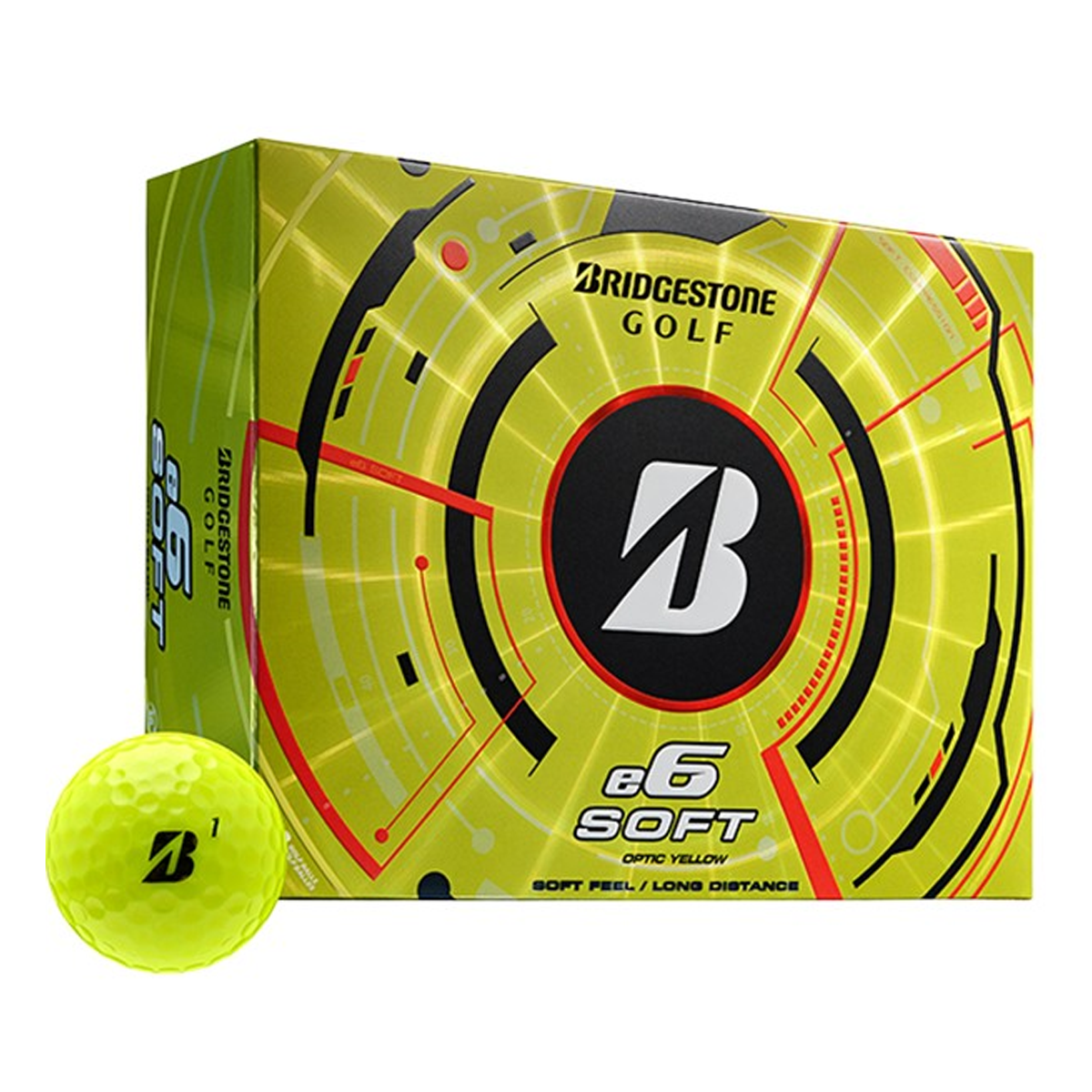 BRIDGESTONE E6 SOFT GOLF BALLS (DOZEN)