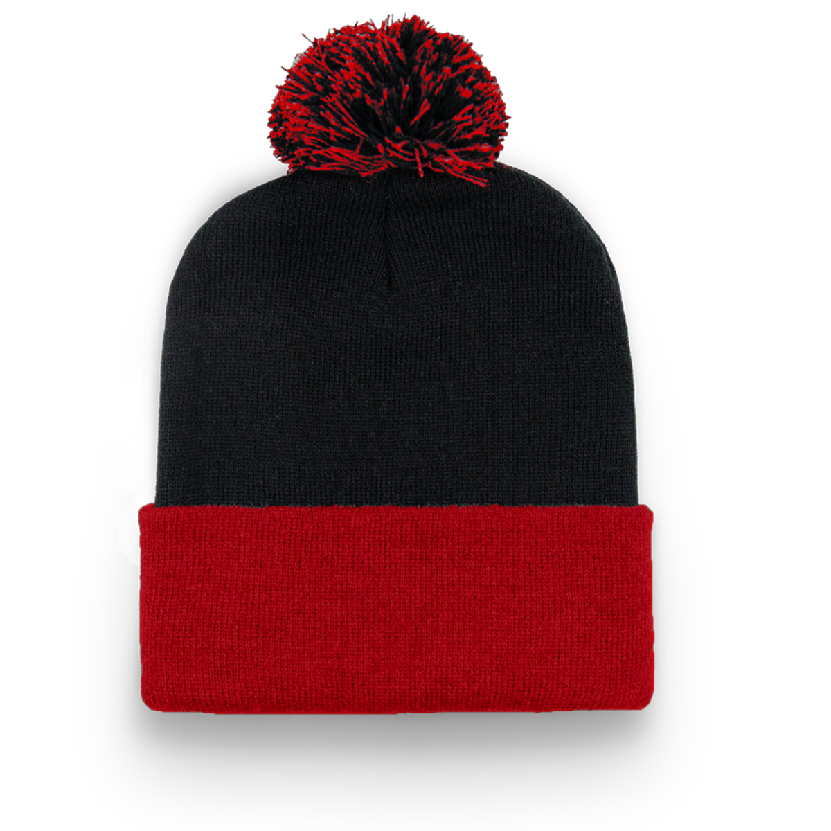 DIVISION TRADITIONAL COLOUR BLOCK CUFF TOQUE WITH POM