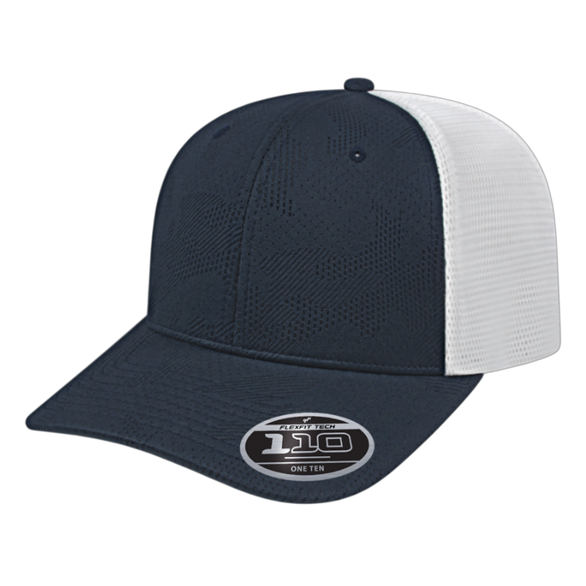 FLEXFIT JACQUARD TRUCKER MESH BACK HAT