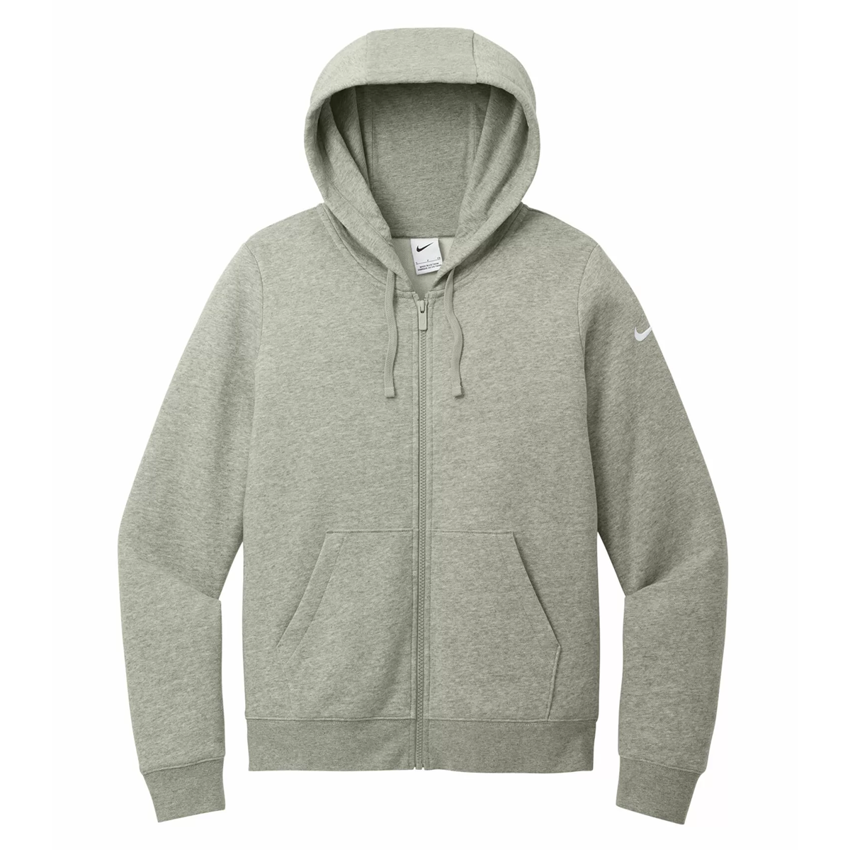 NIKE LADIES CLUB FLEECE SLEEVE SWOOSH FULL-ZIP HOODIE
