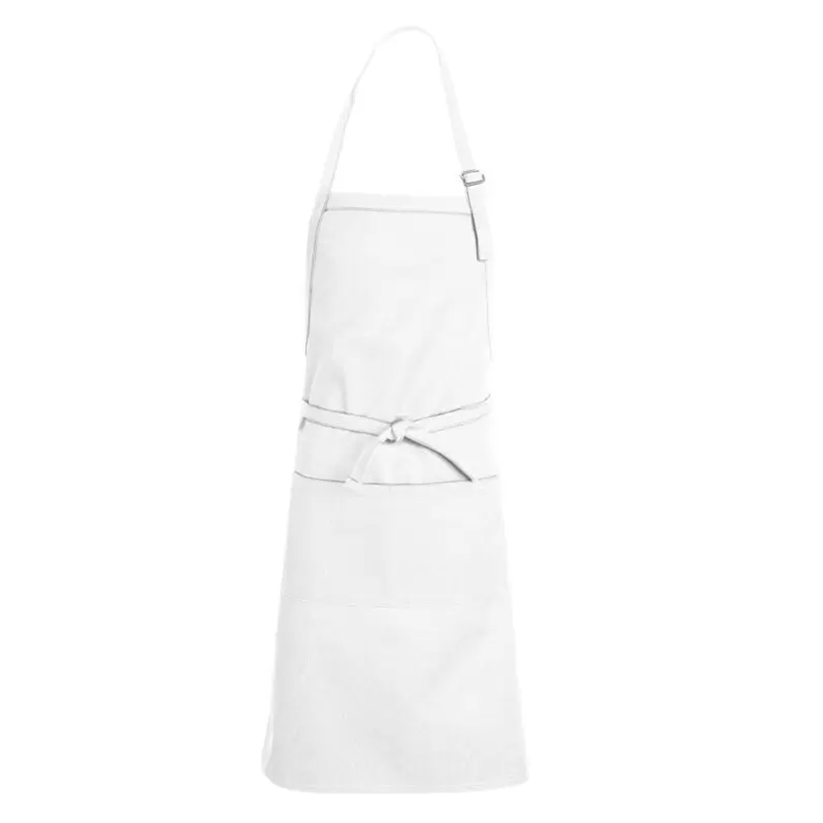RED KAP ADULT CHEF DESIGNS PREMIUM SHORT BIB APRON LONG