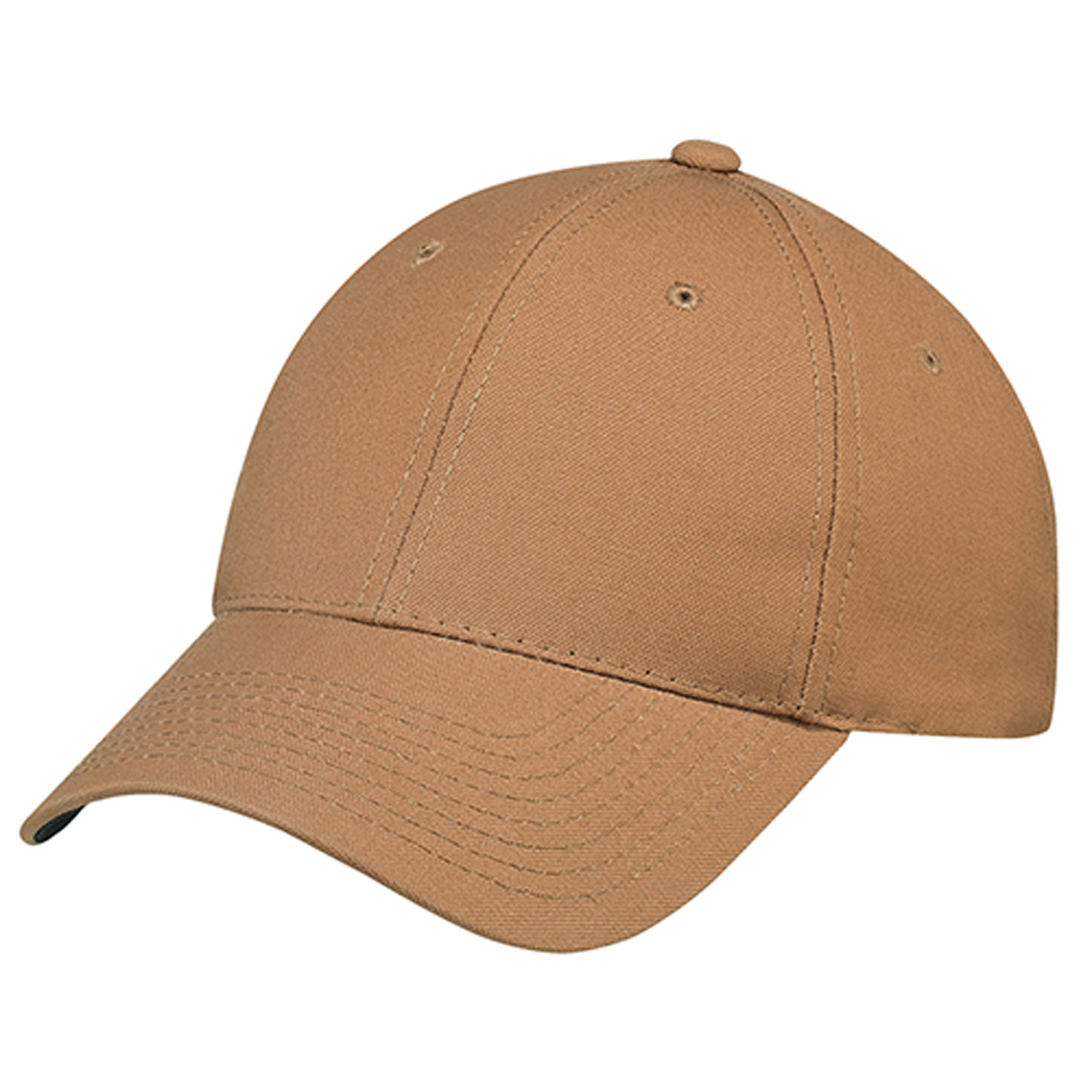 AJM 6-PANEL DUCK CANVAS FULL-FIT ADJUSTABLE HAT