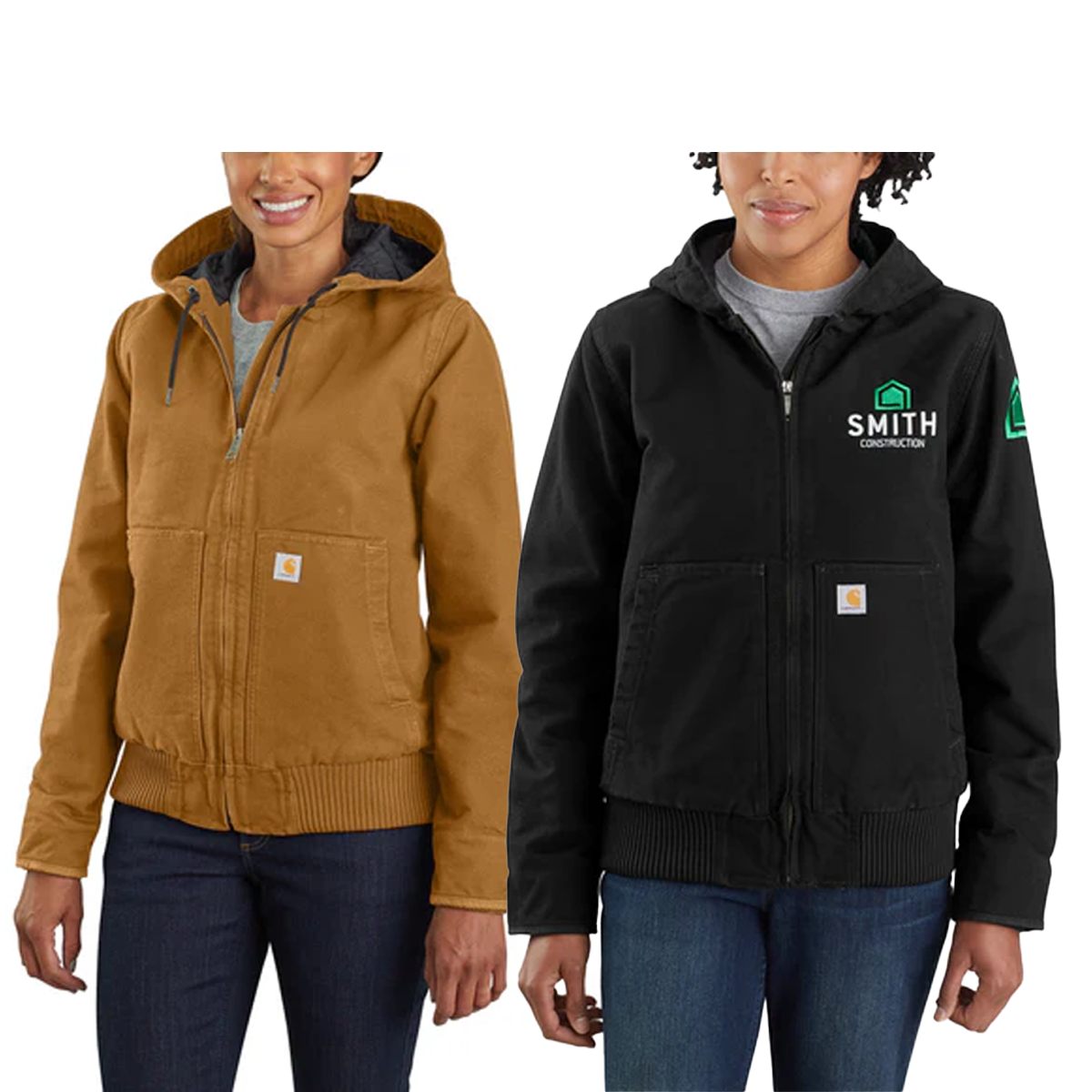 CARHARTT LADIES LOOSE FIT WASHED DUCK INSULATED ACTIVE JACKET