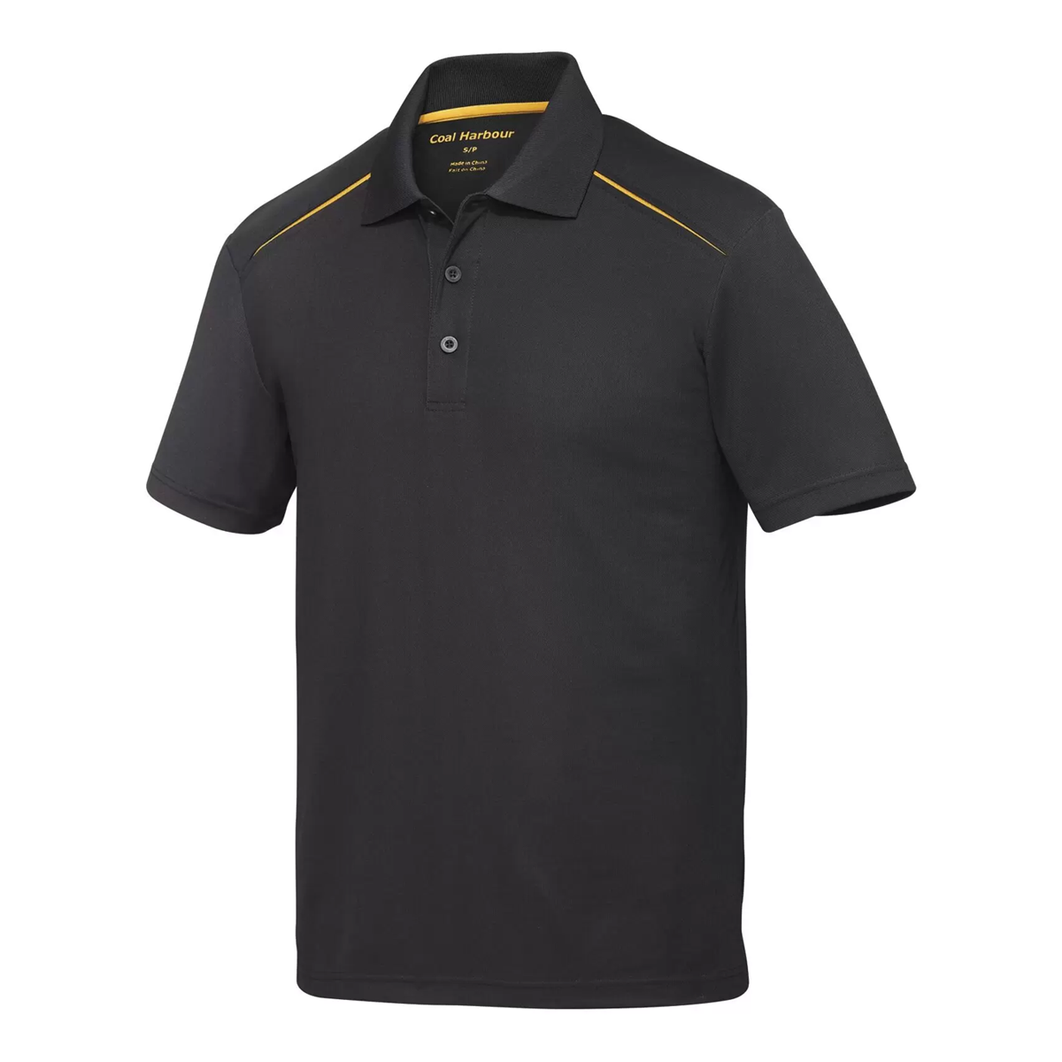COAL HARBOUR MEN'S SNAG RESISTANT CONTRAST INSET POLO SHIRT