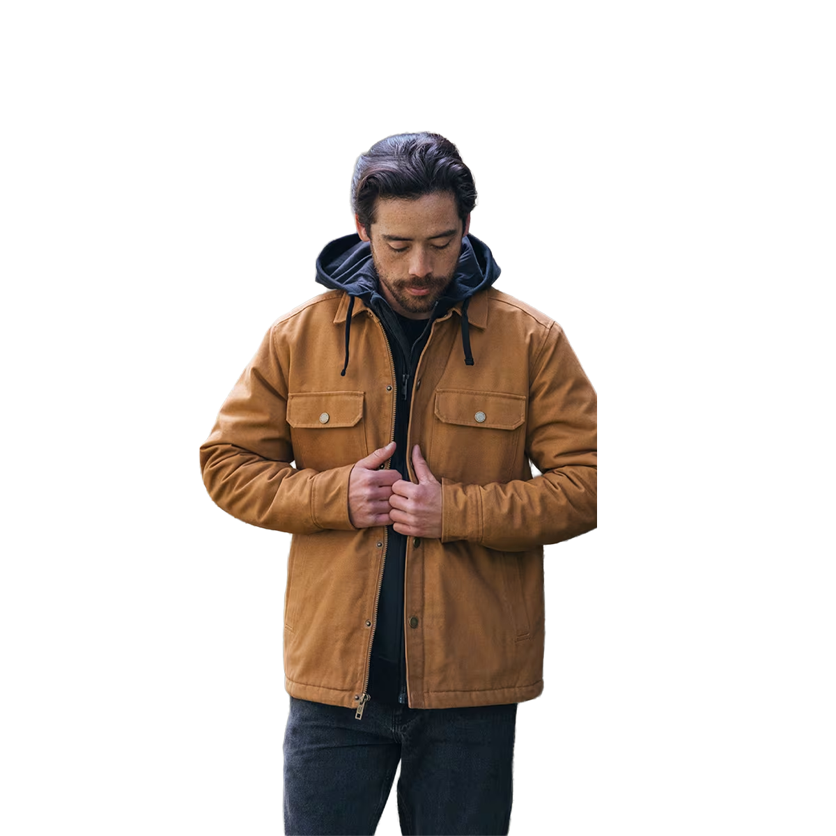STORMTECH MEN'S OXIDE SHERPA-LINED CANVAS JACKET