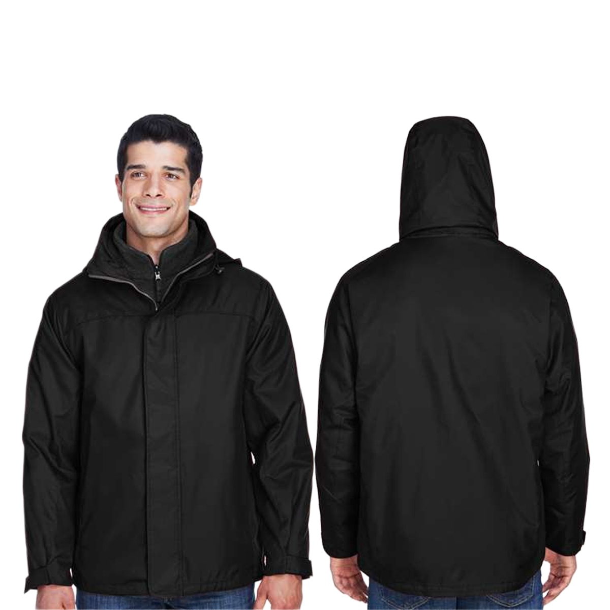 NORTH END MEN'S 3-IN-1 INSULATED JACKET