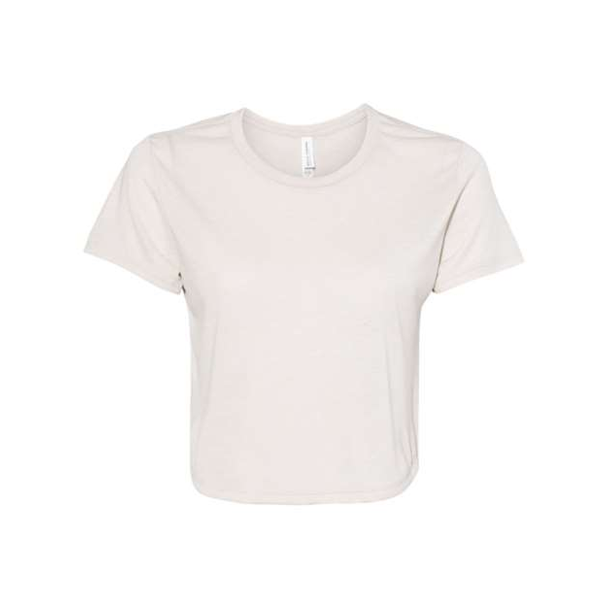 BELLA & CANVAS LADIES FLOWY CROP T-SHIRT