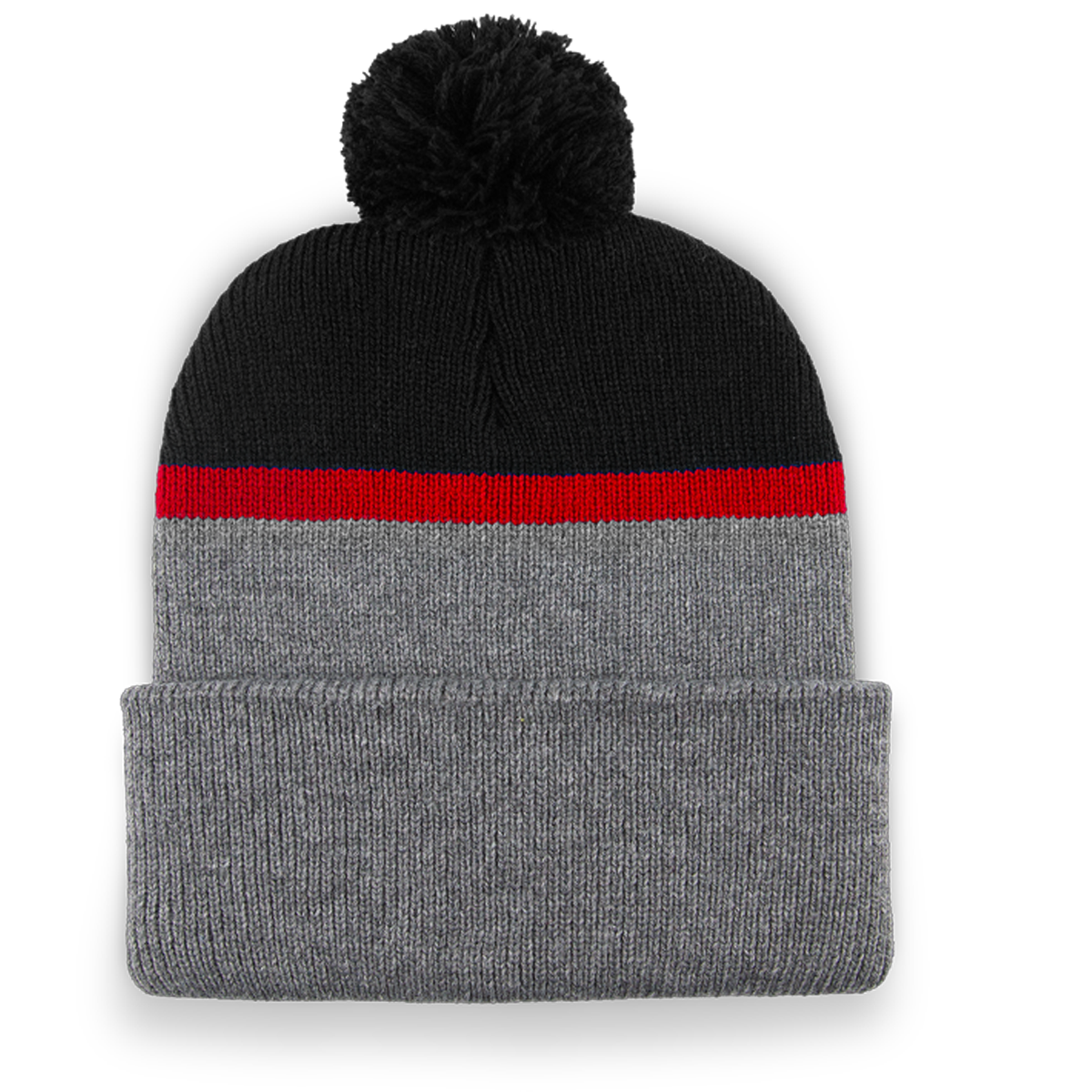 DIVISION TRADITIONAL SPLIT CUFF TOQUE WITH POM