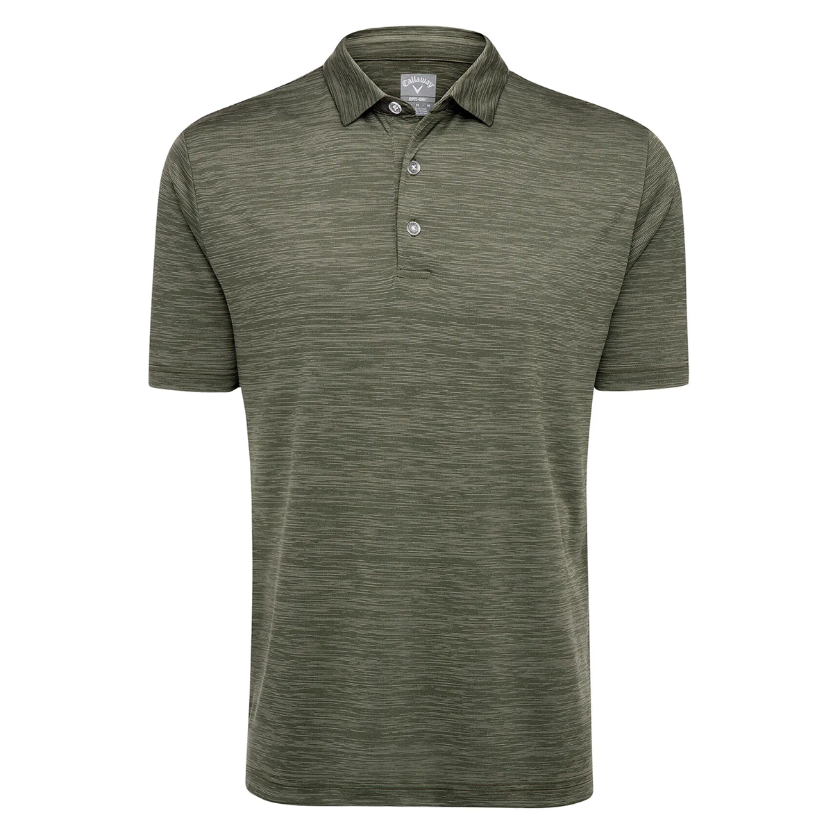 CALLAWAY MEN'S BROKEN STRIPE TEXTURE POLO