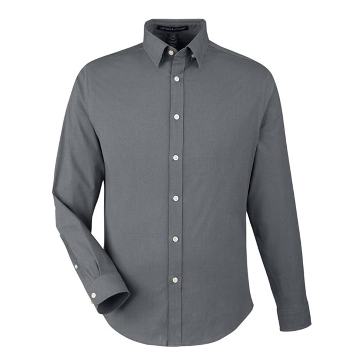 DEVON & JONES MEN'S CROWNLUX PERFORMANCE SPENCER POPLIN DRESS SHIRT