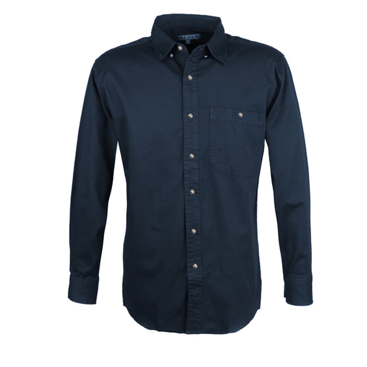 TEXX CANADA MEN'S LONG SLEEVE 100% COTTON TWILL SHIRT