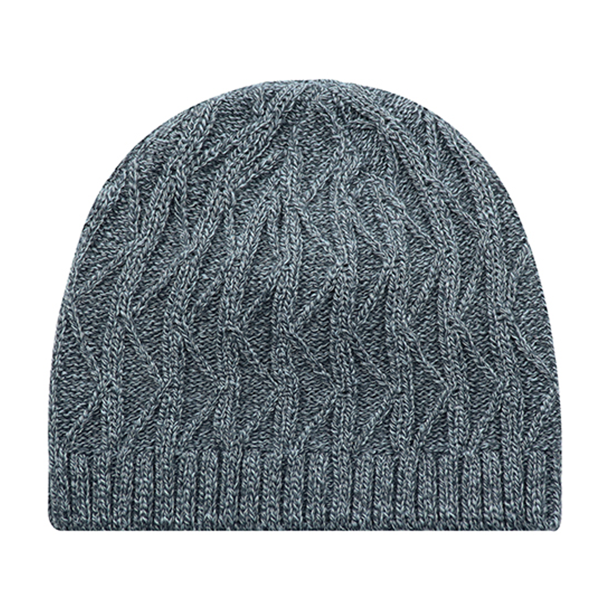 AJM ACRYLIC FISHERMAN STYLE JACQUARD CABLE KNIT BOARD TOQUE