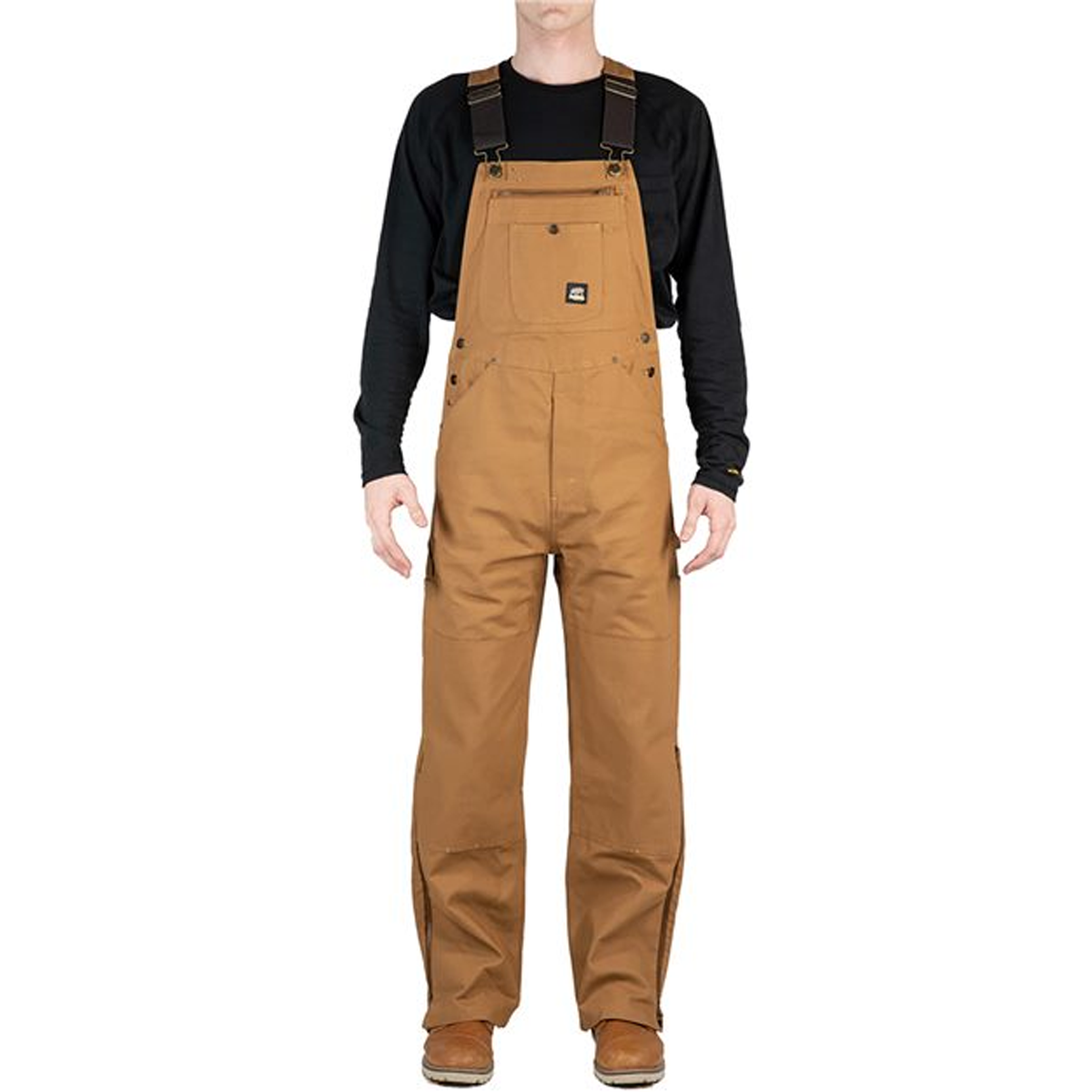 BERNE ADULT SHORT-LENGTH SLAB UNLINED DUCK BIB OVERALL