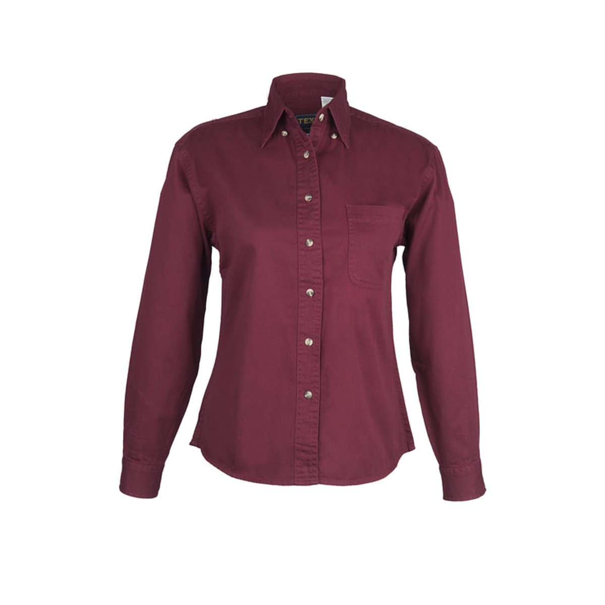 TEXX CANADA LADIES LONG SLEEVE 100% COTTON TWILL SHIRT