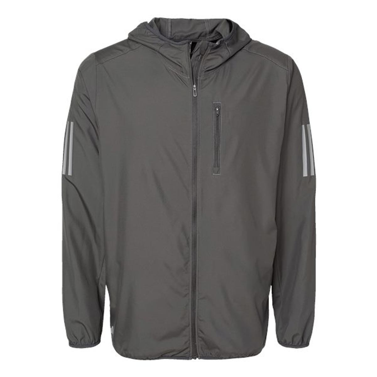 ADIDAS ADULT FUL-ZIP WINDBREAKER HOODIE