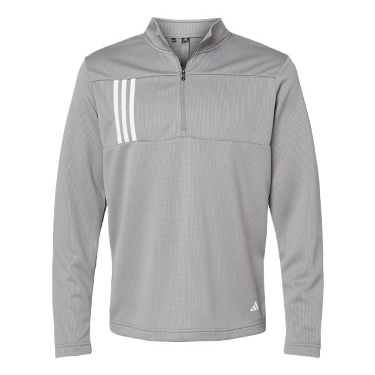 ADIDAS MEN'S 3-STRIPES DOUBLE KNIT QUARTER-ZIP