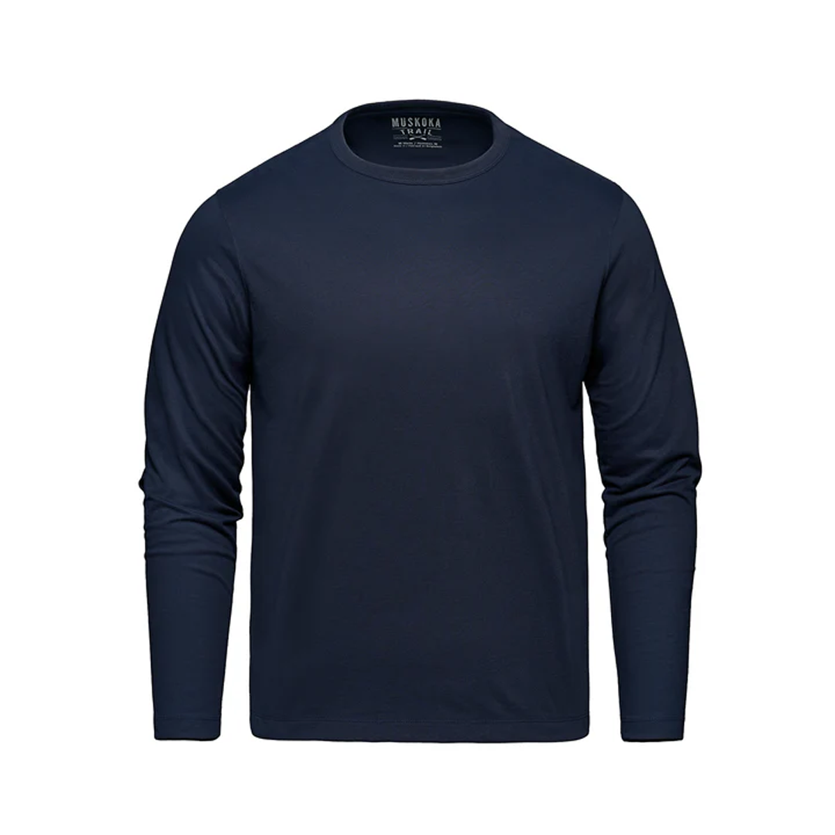 CANADA SPORTSWEAR MEN'S RIVERSIDE COTTON-POLY LONG SLEEVE CREWNECK SHIRT