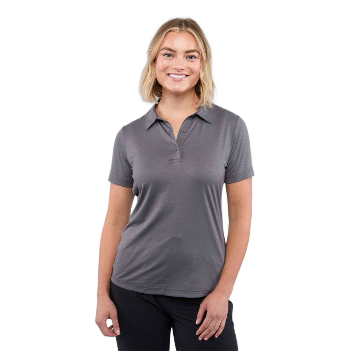TRIMARK LADIES IZU EVERYTHING PERFORMANCE ECO POLO SHIRT