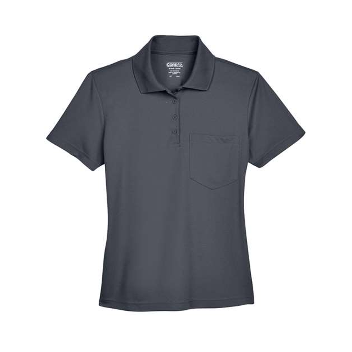 CORE365 LADIES ORIGIN PERFORMANCE PIQUE POLO WITH POCKET