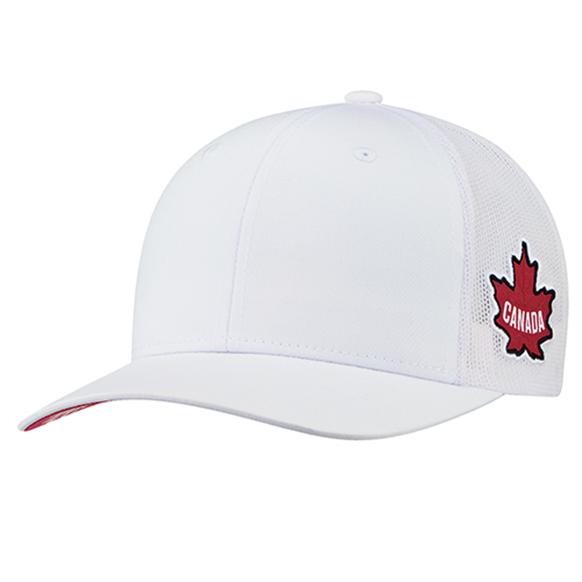AJM 6-PANEL CANADA UNDER BRIM AND MAPLE LEAF PATCH HAT