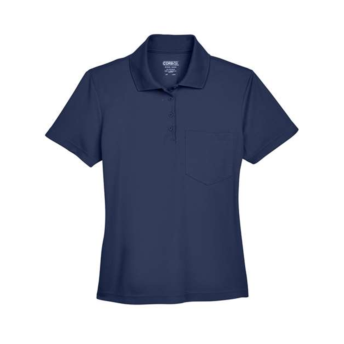 CORE365 LADIES ORIGIN PERFORMANCE PIQUE POLO WITH POCKET
