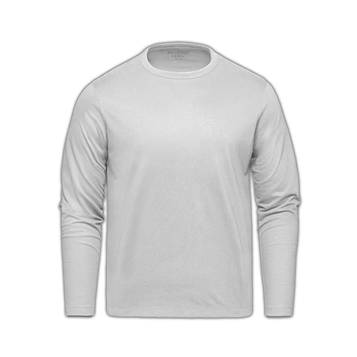 CANADA SPORTSWEAR MEN'S RIVERSIDE COTTON-POLY LONG SLEEVE CREWNECK SHIRT