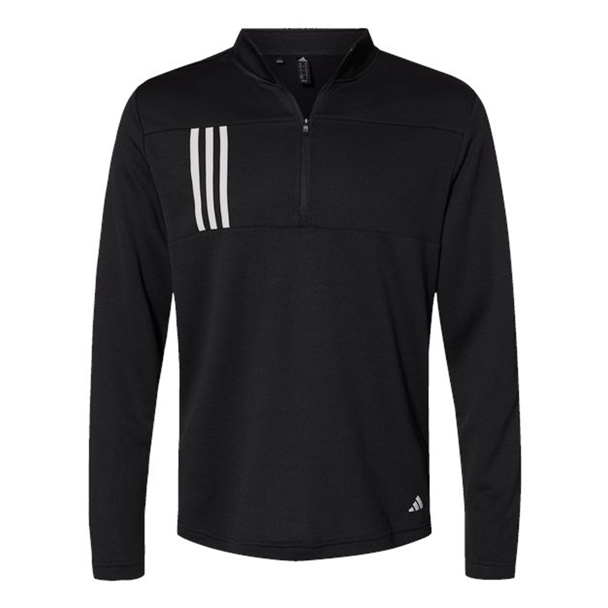 ADIDAS MEN'S 3-STRIPES DOUBLE KNIT QUARTER-ZIP