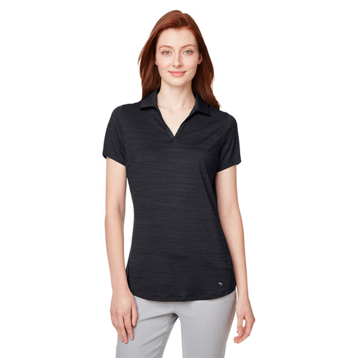 PUMA GOLF LADIES CLOUDSPUN FREE V-NECK POLO