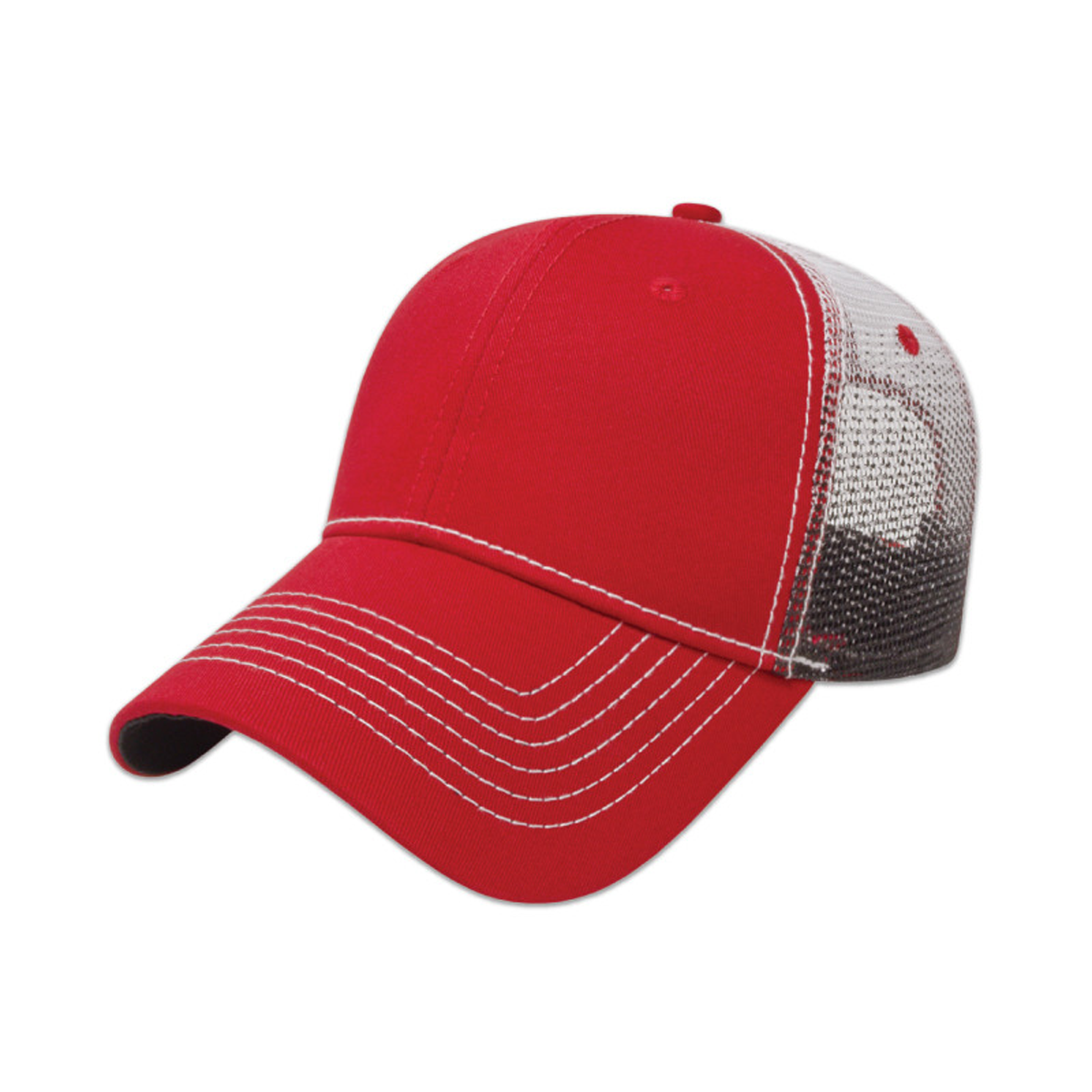 CAP AMERICA GRADIENT SCREEN PRINT MESH SNAPBACK HAT