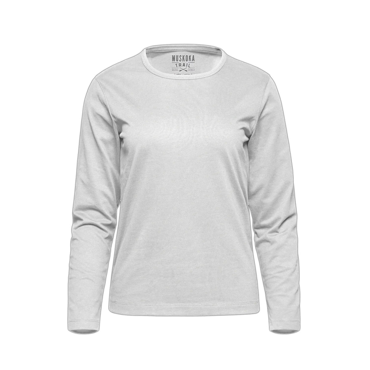 CANADA SPORTSWEAR LADIES RIVERSIDE COTTON-POLY LONG SLEEVE CREWNECK SHIRT