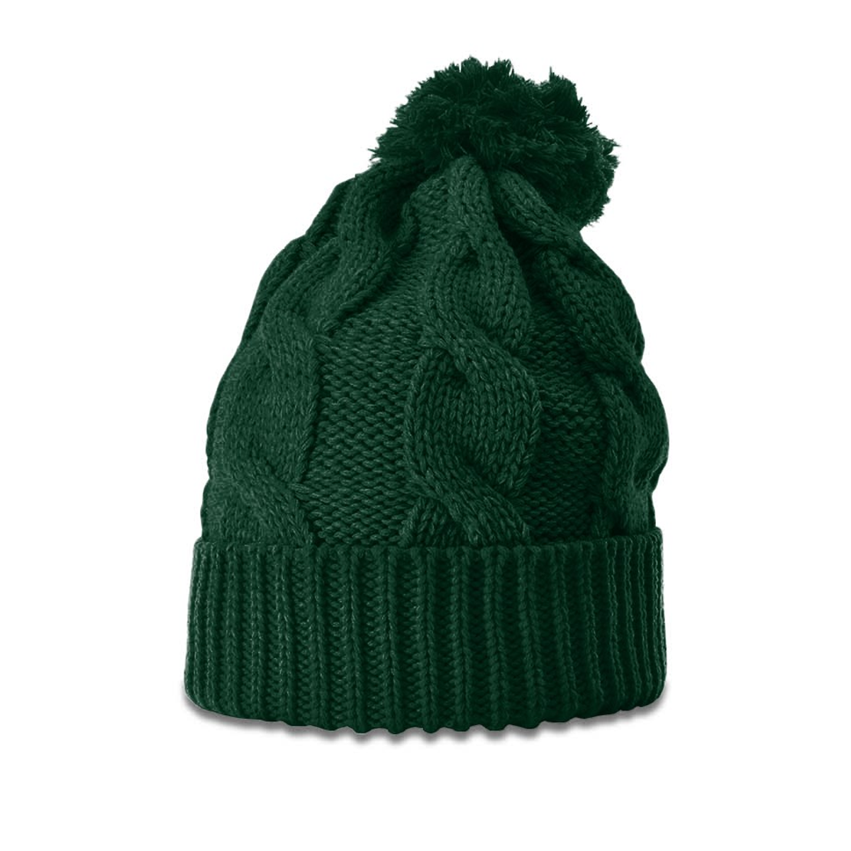 RICHARDSON CHUNK TWIST KNIT BEANIE WITH CUFF AND POM