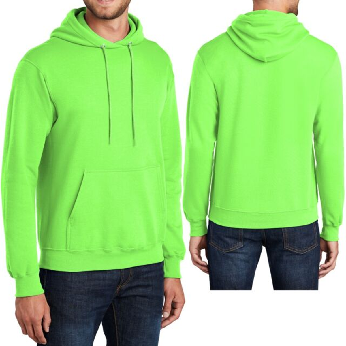 MILLTEX ADULT MID WEIGHT NEON HOODIE