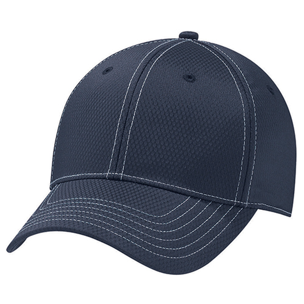 AJM POLY DIAMOND 6-PANEL FITTED HAT