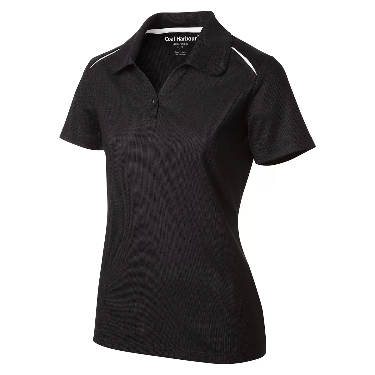 COAL HARBOUR LADIES SNAG RESISTANT CONTRAST INSET POLO SHIRT