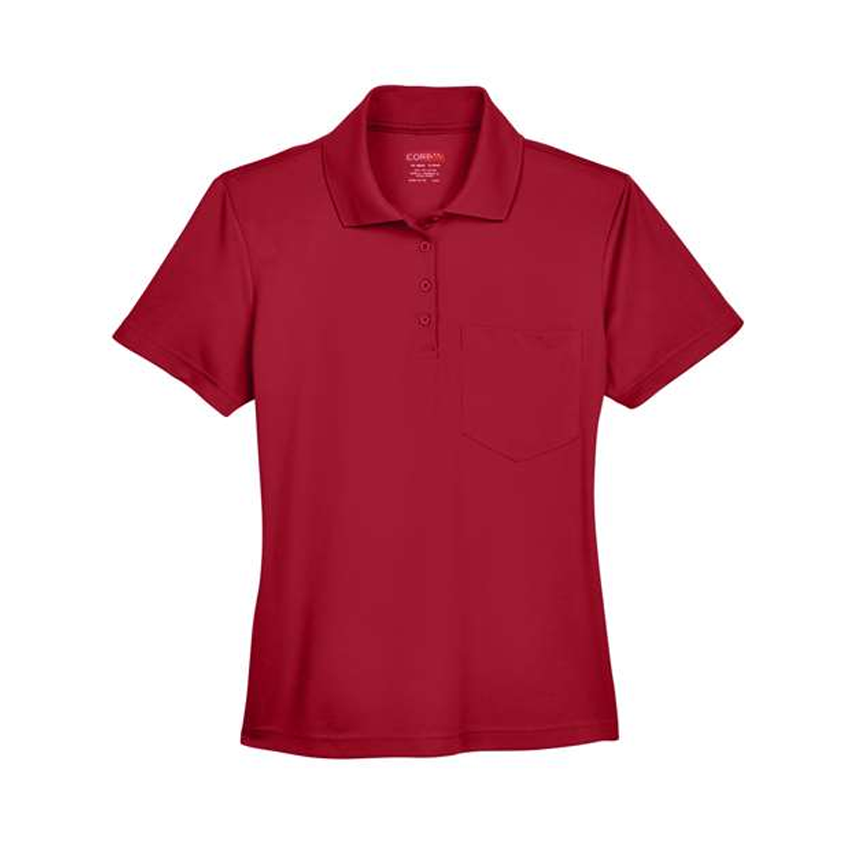 CORE365 LADIES ORIGIN PERFORMANCE PIQUE POLO WITH POCKET