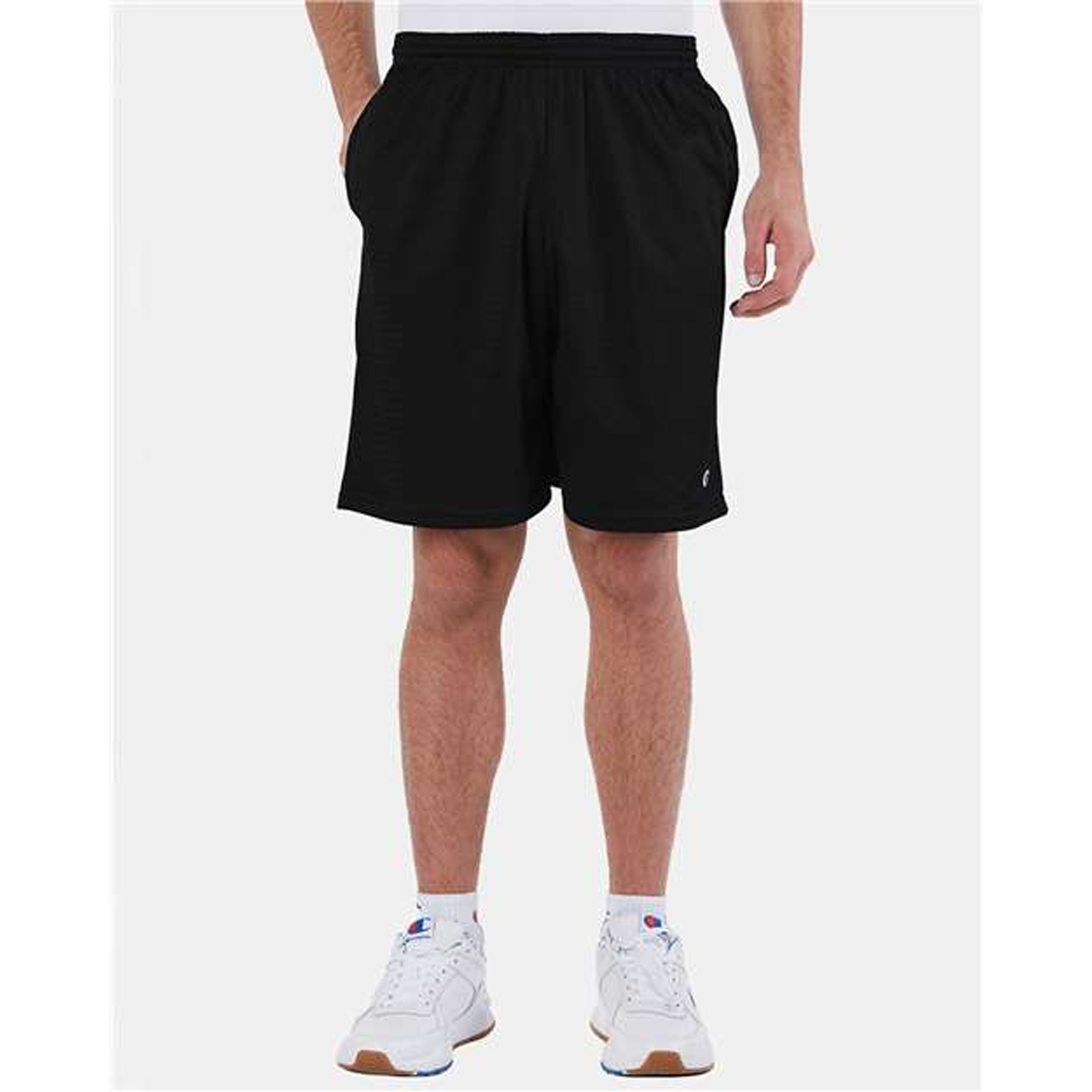 CHAMPION POLYESTER MESH 9" SHORTS WITH POCKETS