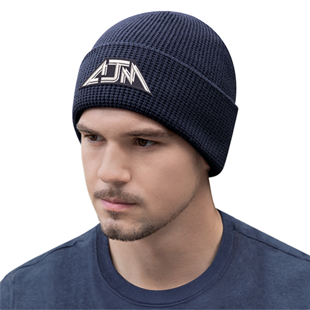 AJM WAFFLE KNIT CUFF TOQUE