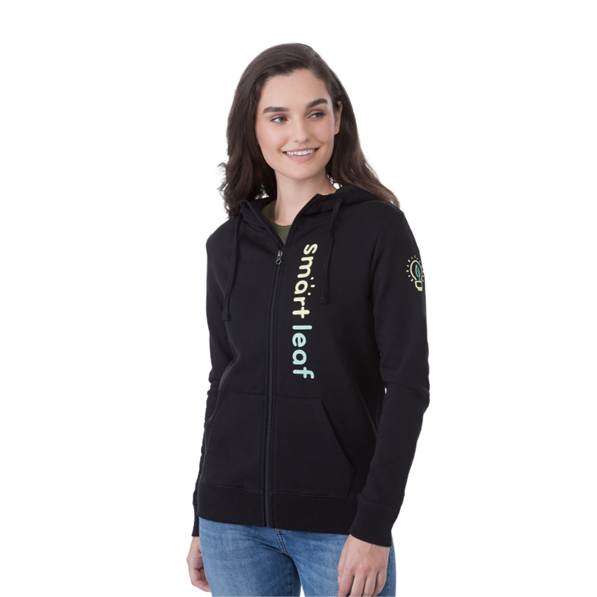 TENTREE LADIES ORGANIC COTTON FULL-ZIP HOODIE