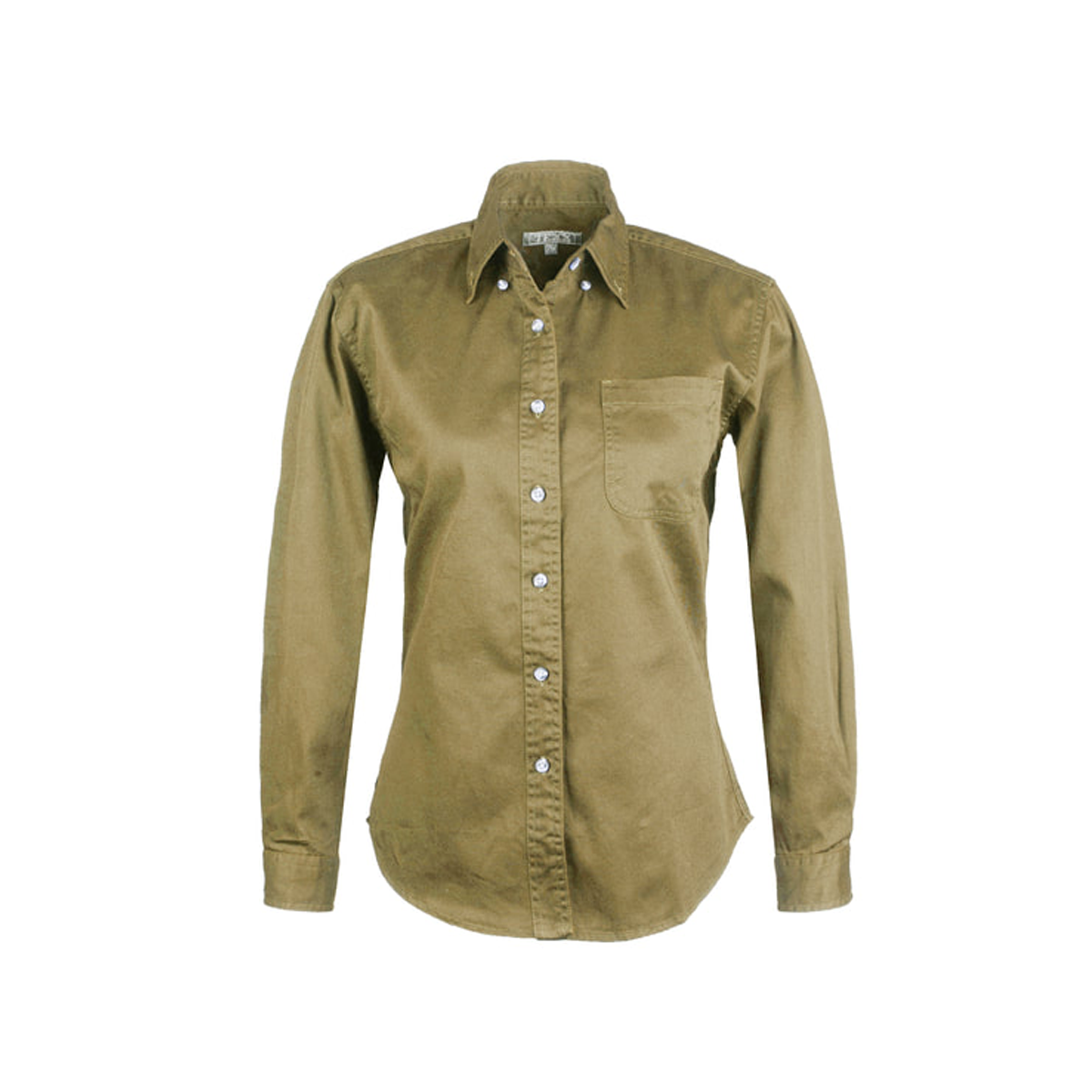 TEXX CANADA LADIES LONG SLEEVE 100% COTTON TWILL SHIRT