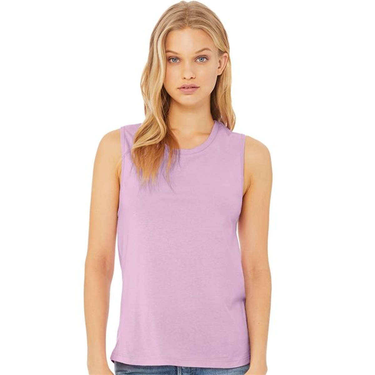 BELLA & CANVAS LADIES JERSEY MUSCLE TANK