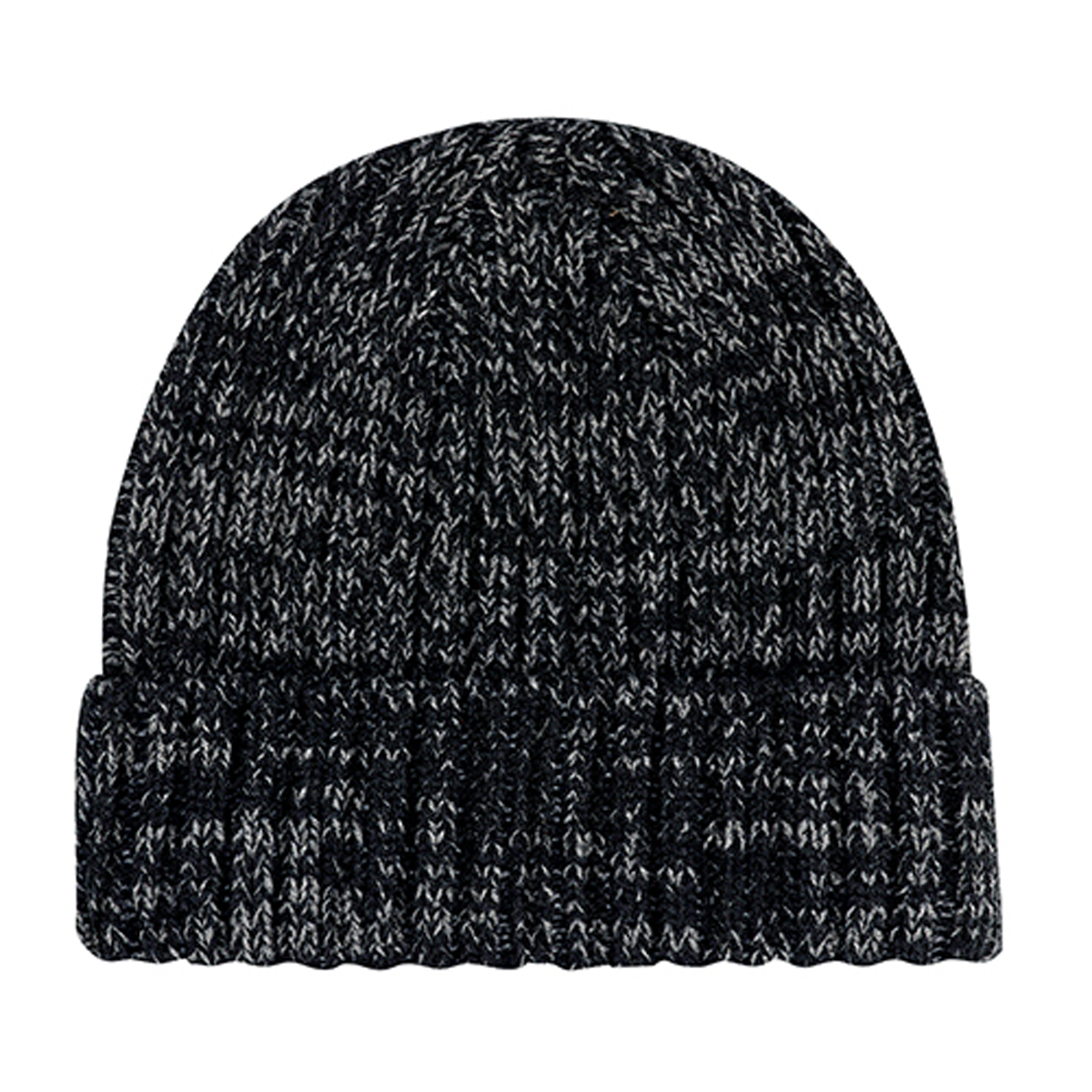 AJM ACRYLIC CHUNKY RIB KNIT CUFF TOQUE